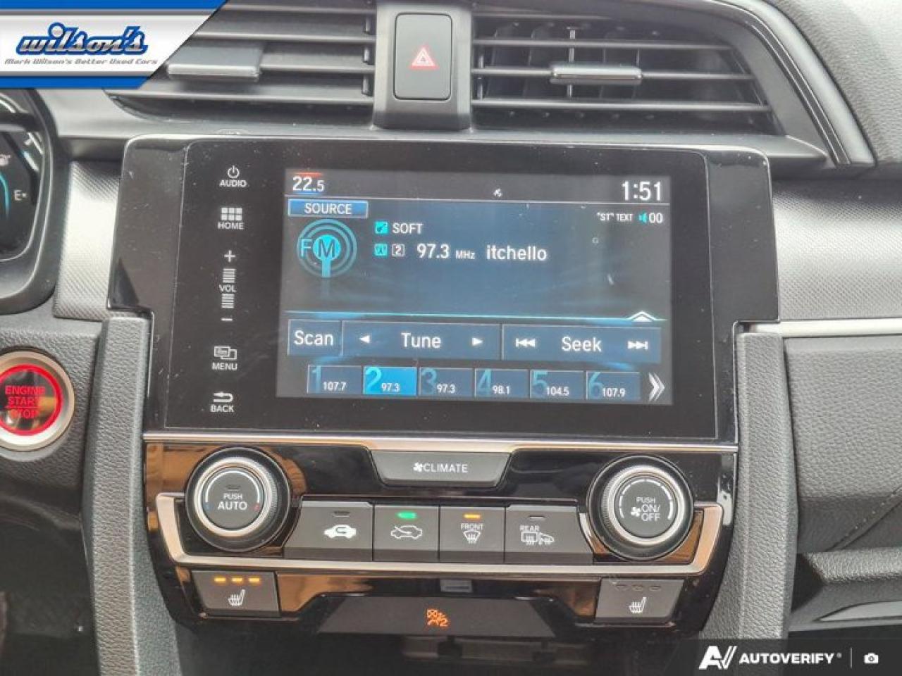 2018 Honda Civic Sedan SE | Heated  Seats | Adaptive Cruise | CarPlay + Android | Rear Cam Photo