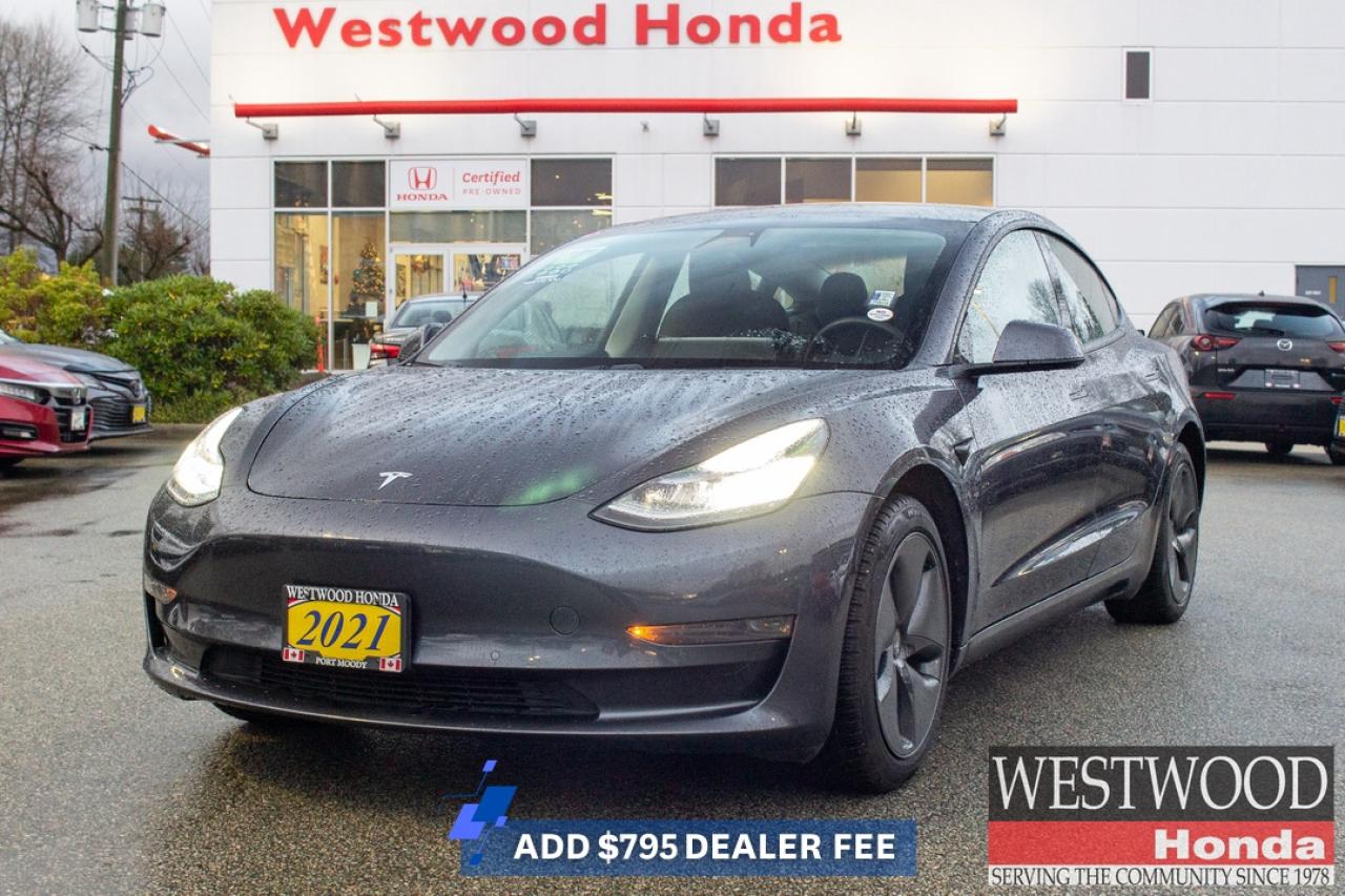 Add $795 Dealer Fee. Includes Buysmart Registration. Plus taxes and Govt. Levies We specialize in getting you into vehicles with 0 emissions, We have been the largest retailer in Canada of used EVs over the last 10 years . HOV lane access and a fraction of gas-vehicle maintenance costs. Looking for a specific model thats not in our inventory? Our sourcing experts will find one for you. Westwood Hondas EV sales last year will keep approximately 600,000 metric tons of carbon dioxide out of the atmosphere over the next 4 years. Join the Revolution, save the planet, AND save money. Westwood Hondas Buy Smart Standard program includes a thorough safety inspection, detailed Car Proof report that shows the history of the car youre buying, a 6-month warranty on tires, brakes, and bulbs, and 3 free months of Sirius radio where equipped! . We give you a complete professional detail, a full charge, our best low price first based on live market pricing, to guarantee you tremendous value and a non-stressful, no-haggle experience. Buy your car from home.Just click build your deal to start the process. It is easy 7 day Exchange Policy! Westwood Honda DL #31286.One low hassle free pre negotiated price, Brake assist, Electronic Stability Control, Heated Front Bucket Seats, Heated rear seats, Memory seat, Navigation System, Power driver seat.