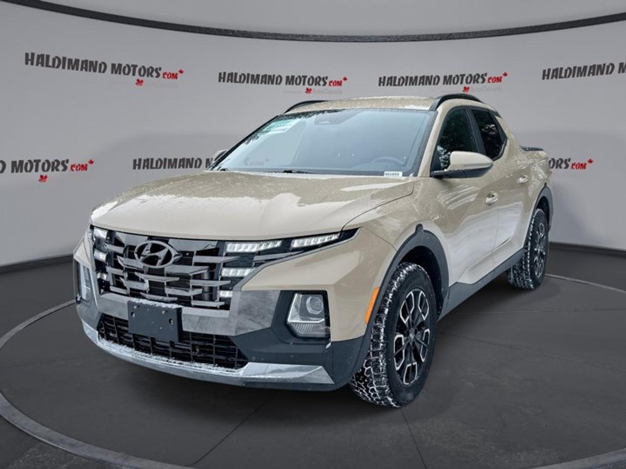 // ACCIDENT FREE!! //Meet the 2024 Hyundai Santa Cruz Preferred AWD, a smart blend of SUV comfort and real truck utility, now available at Haldimand Motors Ltd. in Cayuga. Finished in beige with a black interior, this 4-door pickup has 76,137 km and an efficient 2.5 L gas engine paired with an 8-speed automatic transmission. Its built for daily driving, weekend projects, and year-round Canadian weather, with the confidence of all-wheel drive and a practical, easy-to-live-with layout.TRUCK FEATURES   2,268 kg towing capacity for trailers    All-wheel drive for four-season traction    Rear trunk access for quick loading    Spare tire included for roadside readiness ADVANCED SAFETY FEATURES   Anti-lock braking system helps maintain steering    Stability control supports control in corners    Blind spot monitor helps see beside    Lane departure warning helps stay centred PERFORMANCE AND EFFICIENCY   2.5 L gas engine for daily use    8-speed automatic transmission shifts smoothly    Dual shift mode for manual-like control    Power steering for easy low-speed turns COMFORT AND CONVENIENCE   Heated front seats for cold mornings    Dual-zone climate control for balanced comfort    Remote starter helps warm up faster    Power windows for quick one-touch use TECHNONOLGY AND CONNECTIVITY   Navigation system helps plan every route    Apple CarPlay for familiar app access    Android Auto for simple phone integration    Bluetooth integration for hands-free calling CARGO SPACE   4 doors for easy passenger access    Rear spoiler adds clean, sporty finish    Tinted windows help reduce glare    Luggage cover helps keep items hidden WHAT OTHER OWNERS LIKE   Easy-to-use infotainment with smartphone integration    Confident feel from all-wheel drive    Helpful driver aids for busy traffic    Comfortable ride for daily commuting This Santa Cruz Preferred AWD keeps your routine simple. Push button start gets you moving fast, while automatic headlights and automatic door locks take care of the basics. Heated mirrors, power mirrors, and turn signal mirrors help with visibility when conditions change. A backup camera supports safer reversing in tight spots.On longer drives, adaptive cruise control and cruise control help reduce fatigue. Steering wheel audio controls keep key functions close at hand, and satellite radio plus HD radio add more listening choice. With front air conditioning, automatic climate control, and dual-zone climate control, you and your front passenger can stay comfortable without constant adjustments.For families, child safety locks and a full set of airbags including driver airbag, passenger airbag, side impact airbags, and head side airbags add peace of mind. Tire pressure monitoring helps you stay on top of maintenance, and the rear window defroster is a must-have for winter visibility.This 2024 Hyundai Santa Cruz Preferred AWDs VIN is: 5NTJCDDF9RH107938.Previous Daily Rental WHY CHOOSE US? Honest & Transparent Buying Experience: Weve been a trusted name in business since 1984.STRAIGHTFORWARD PRICING:Our Advertised Price Includes:>>Safety Certification (No separate fee!)>>30-Day 100% Mechanical Warranty>>FREE Carfax History Report.>>No upcharge for paying cash.(Prices Exclude HST and Licensing Fees only.)>>Browse 300+ vehicles all in ONE LOCATIONEASY FINANCING: Great rates & open loansWE BUY CARS: Get Top Dollar for your trade-in, or sell us your vehicle for CASH! Even if you dont buy from us!STOP BY TODAYTreat yourself - stop by Haldimand Motors Ltd. located at 42 Talbot St E, Cayuga, ON N0A 1E0 to make this car yours today!https://www.haldimandmotors.com/used/stock-451655.html