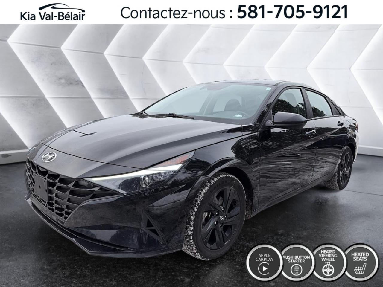 Used 2023 Hyundai Elantra PREFERRED *CRUISE *CAMERA *CARPLAY *SIEGES/VOLANT CHAUFF for sale in Québec, QC