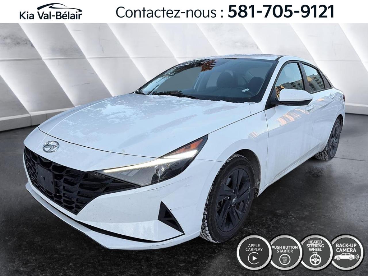 Used 2023 Hyundai Elantra PREFERRED *CRUISE *CAMERA *CARPLAY *SIEGES/VOLANT CHAUFF for sale in Québec, QC