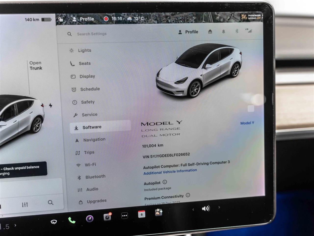 2020 Tesla Model Y LONG RANGE|FULL SELF DRIVE 3|VOSSEN WHEELS Photo