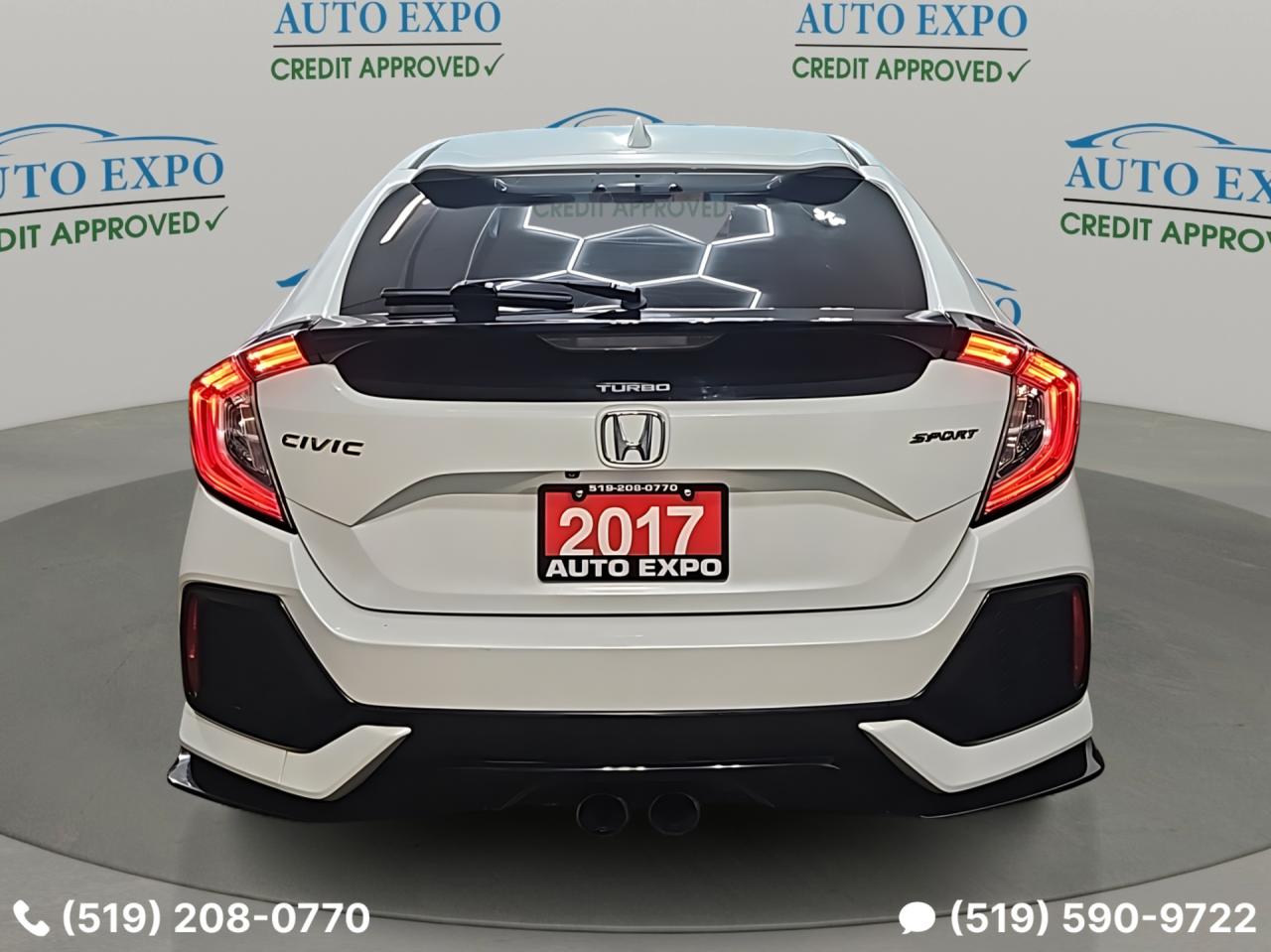 2017 Honda Civic Sport,One Owner,Certified,Sunroof,Winter tires,Fog Photo3