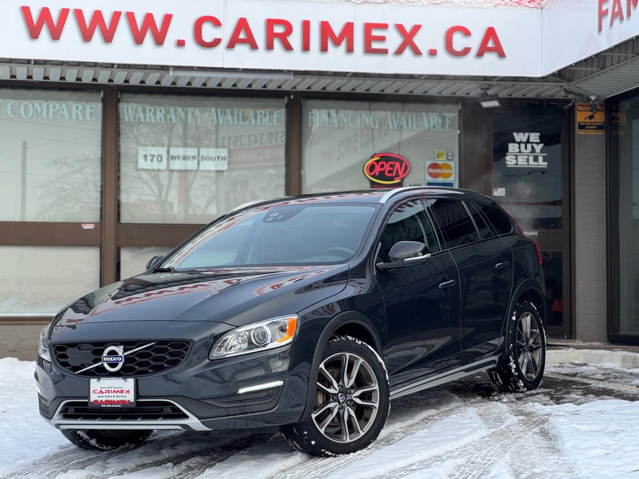 Used 2018 Volvo V60 Cross Country T5 Premier One Owner | Navi | BLIS | Leather | Sunroof for sale in Waterloo, ON