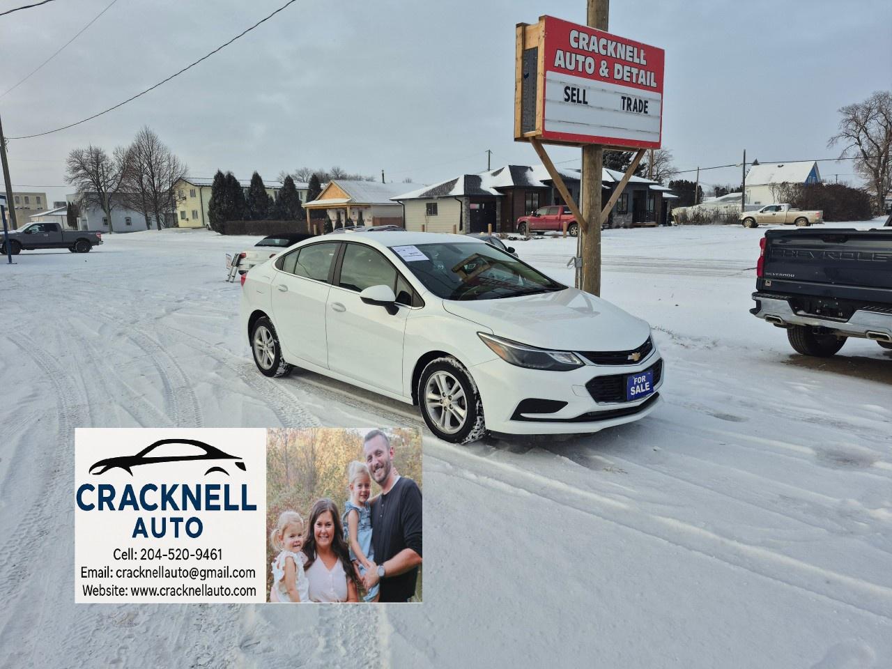 Used 2018 Chevrolet Cruze Sedan LT (Automatic) for sale in Carberry, MB
