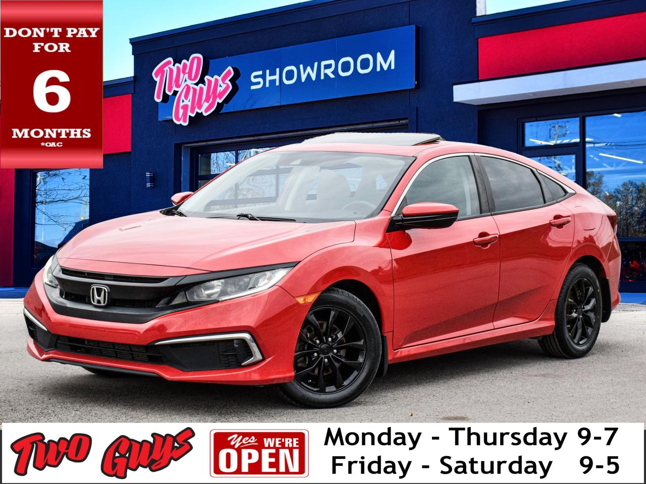 2020 Honda Civic Sedan EX Auto   Sunroof   Remote Start   New Tires Photo0