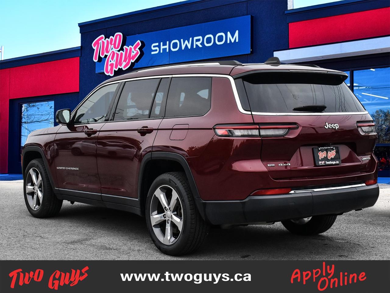 2021 Jeep Grand Cherokee L Limited 3.6L 4WD   Panoroof   Leather   6Pass Photo