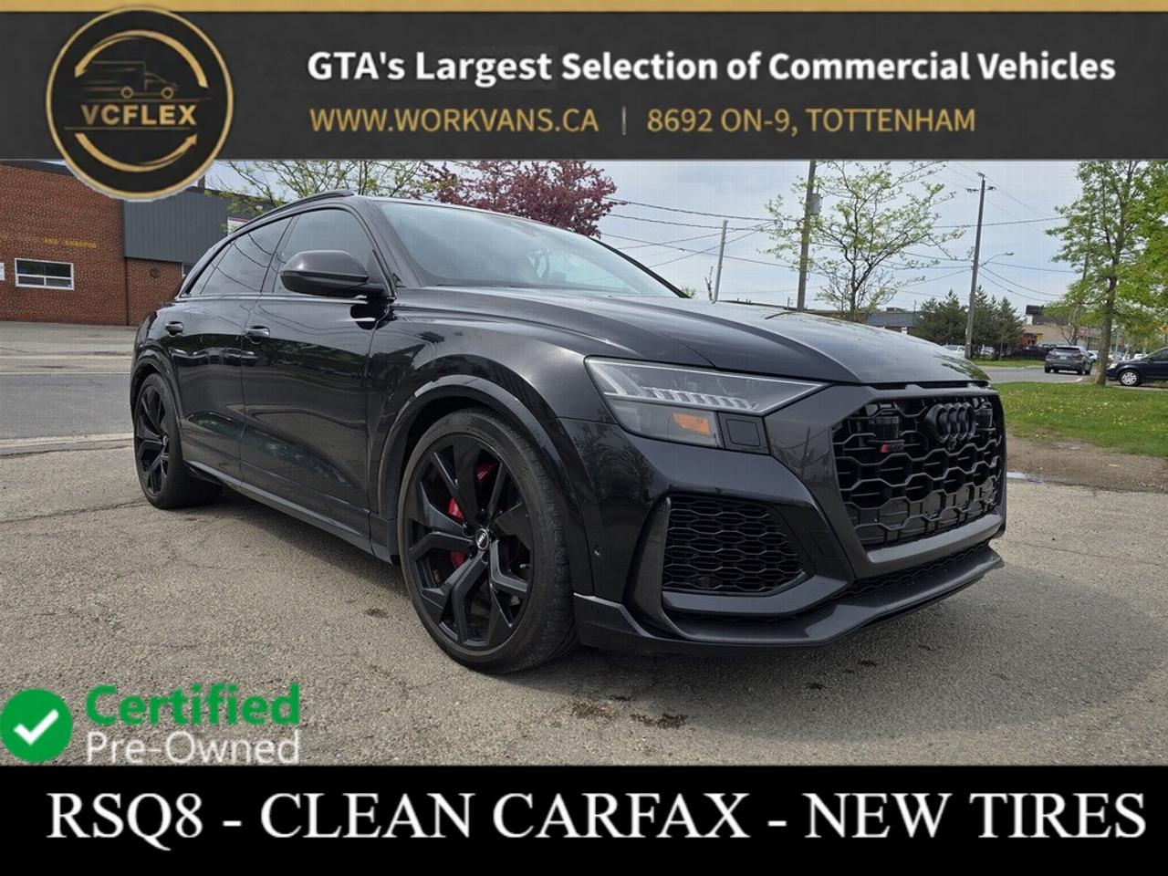 2021 Audi RS Q8 RSQ8 Carbon Pack/23Wheels/B&O Sound/CLEAN CARFAX Photo0