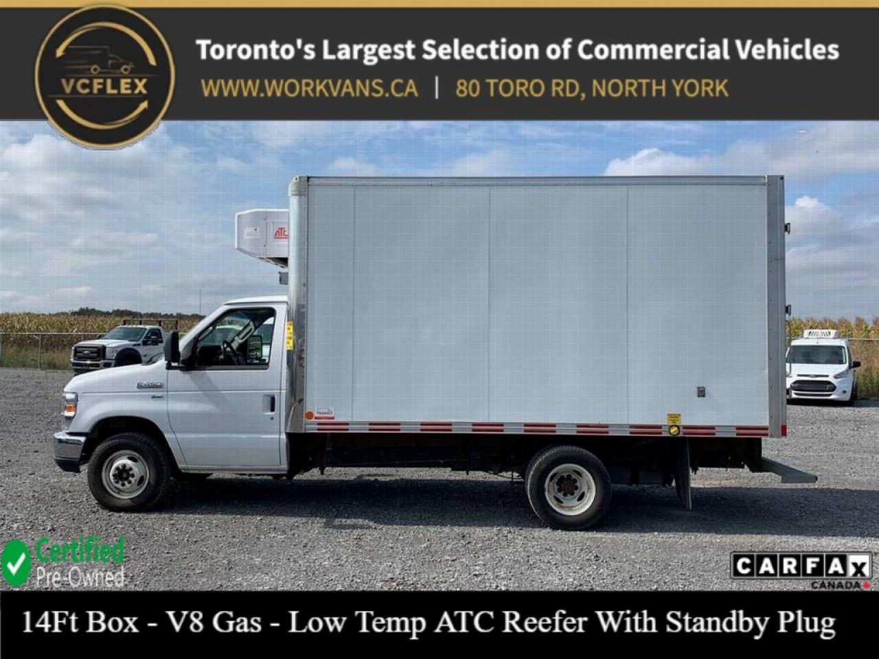 2019 Ford E-450 14Ft Box - ATC Low Temp Reefer + Standby Photo