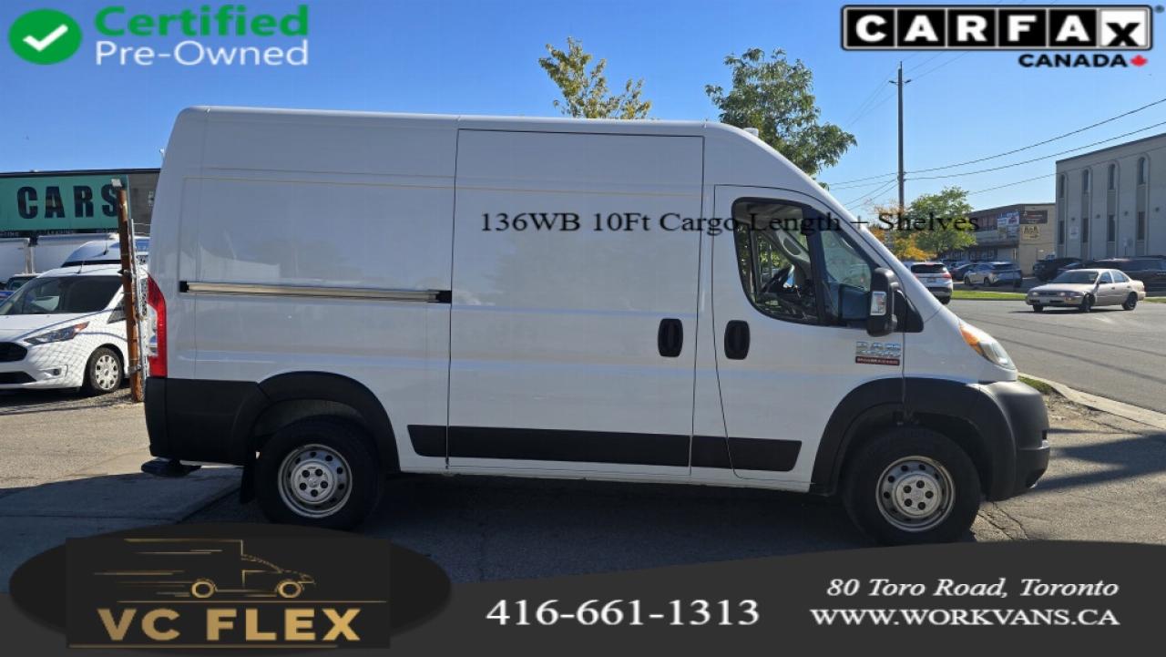 2022 RAM ProMaster Cargo Van 2500 - 136WB (10Ft Cargo Length) High Roof - Shelv Photo