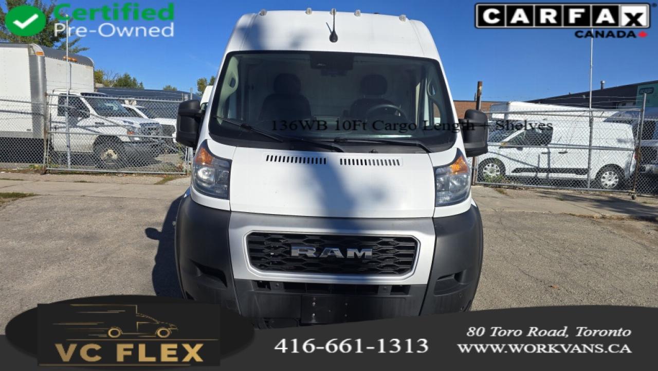 2022 RAM ProMaster Cargo Van 2500 - 136WB (10Ft Cargo Length) High Roof - Shelv Photo4
