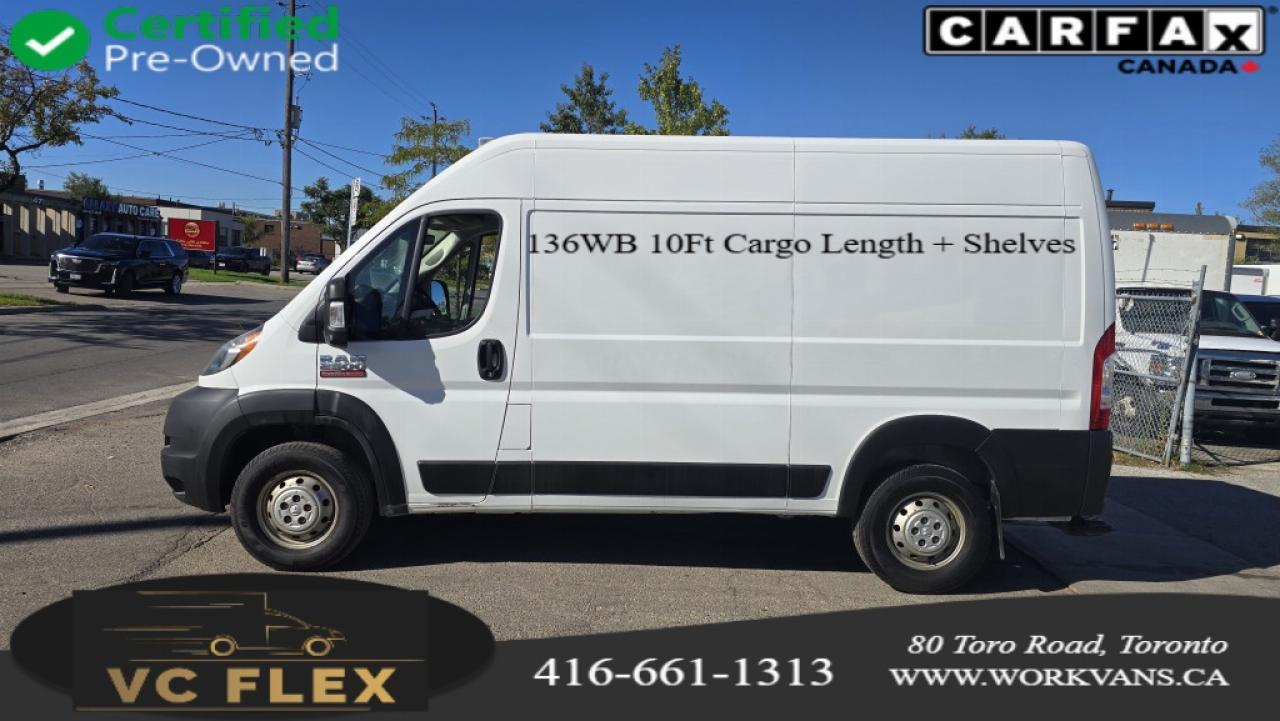 2022 RAM ProMaster Cargo Van 2500 - 136WB (10Ft Cargo Length) High Roof - Shelv Photo0