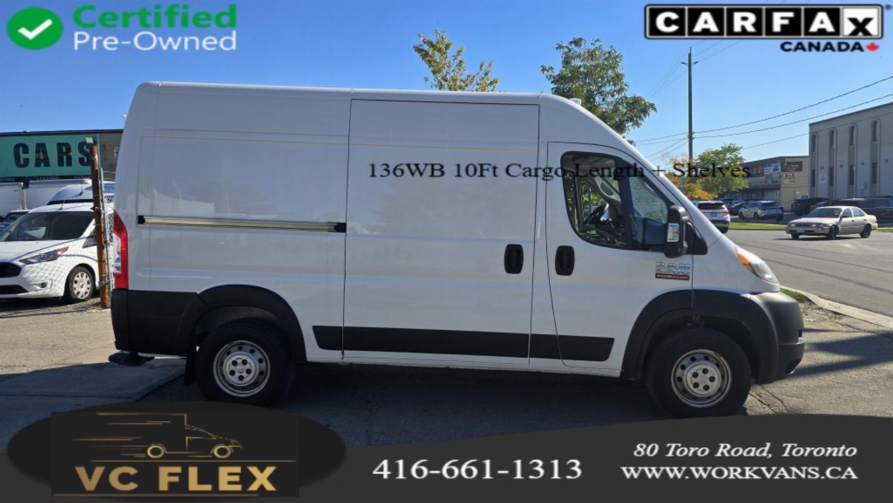 2022 RAM ProMaster Cargo Van 2500 - 136WB (10Ft Cargo Length) High Roof - Shelv Photo