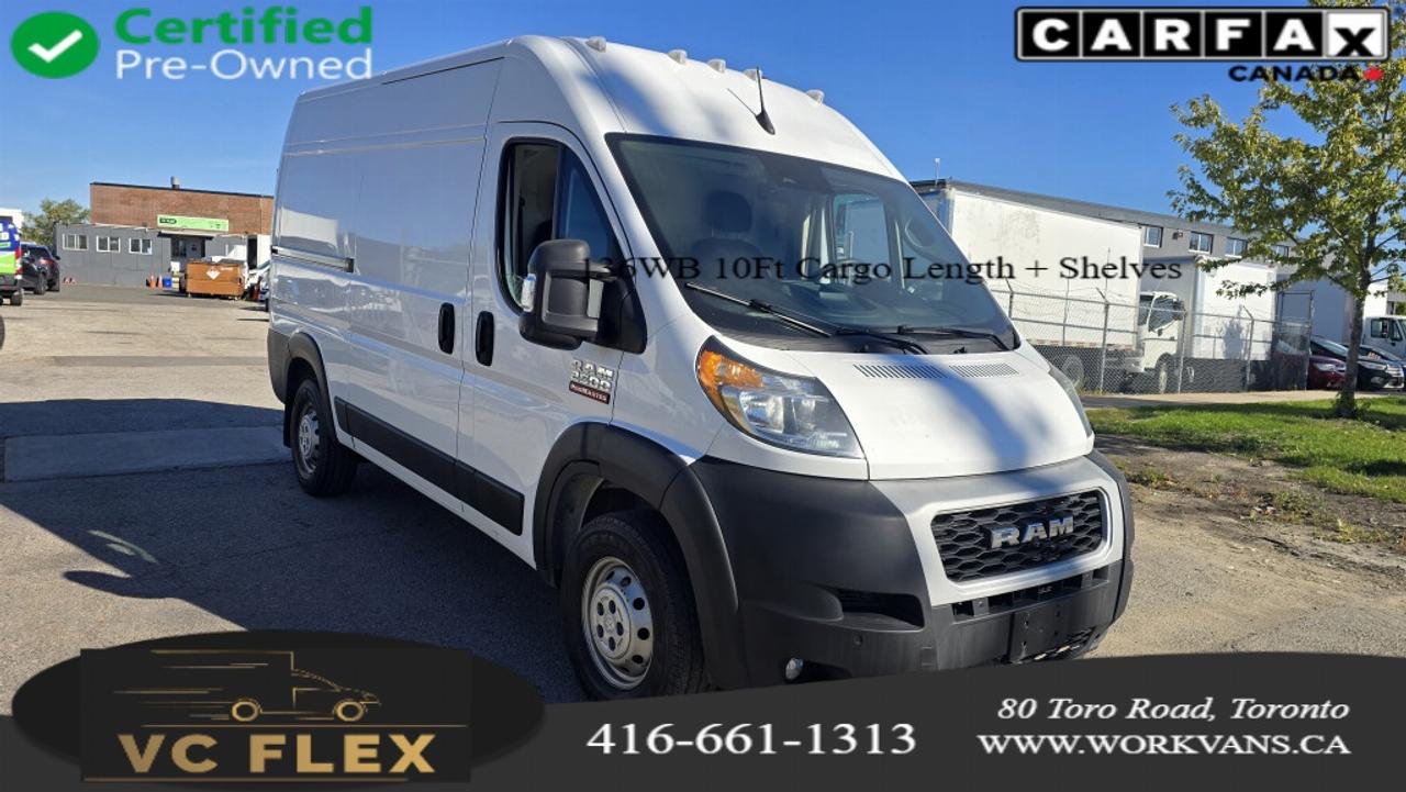 2022 RAM ProMaster Cargo Van 2500 - 136WB (10Ft Cargo Length) High Roof - Shelv Photo