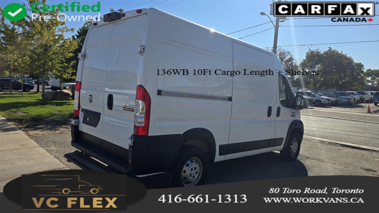 2022 RAM ProMaster Cargo Van 2500 - 136WB (10Ft Cargo Length) High Roof - Shelv Photo