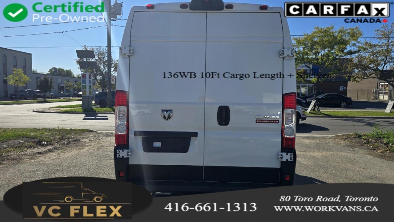 2022 RAM ProMaster Cargo Van 2500 - 136WB (10Ft Cargo Length) High Roof - Shelv Photo