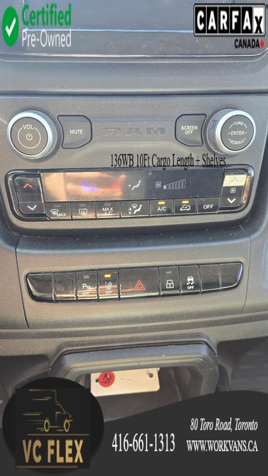 2022 RAM ProMaster Cargo Van 2500 - 136WB (10Ft Cargo Length) High Roof - Shelv Photo