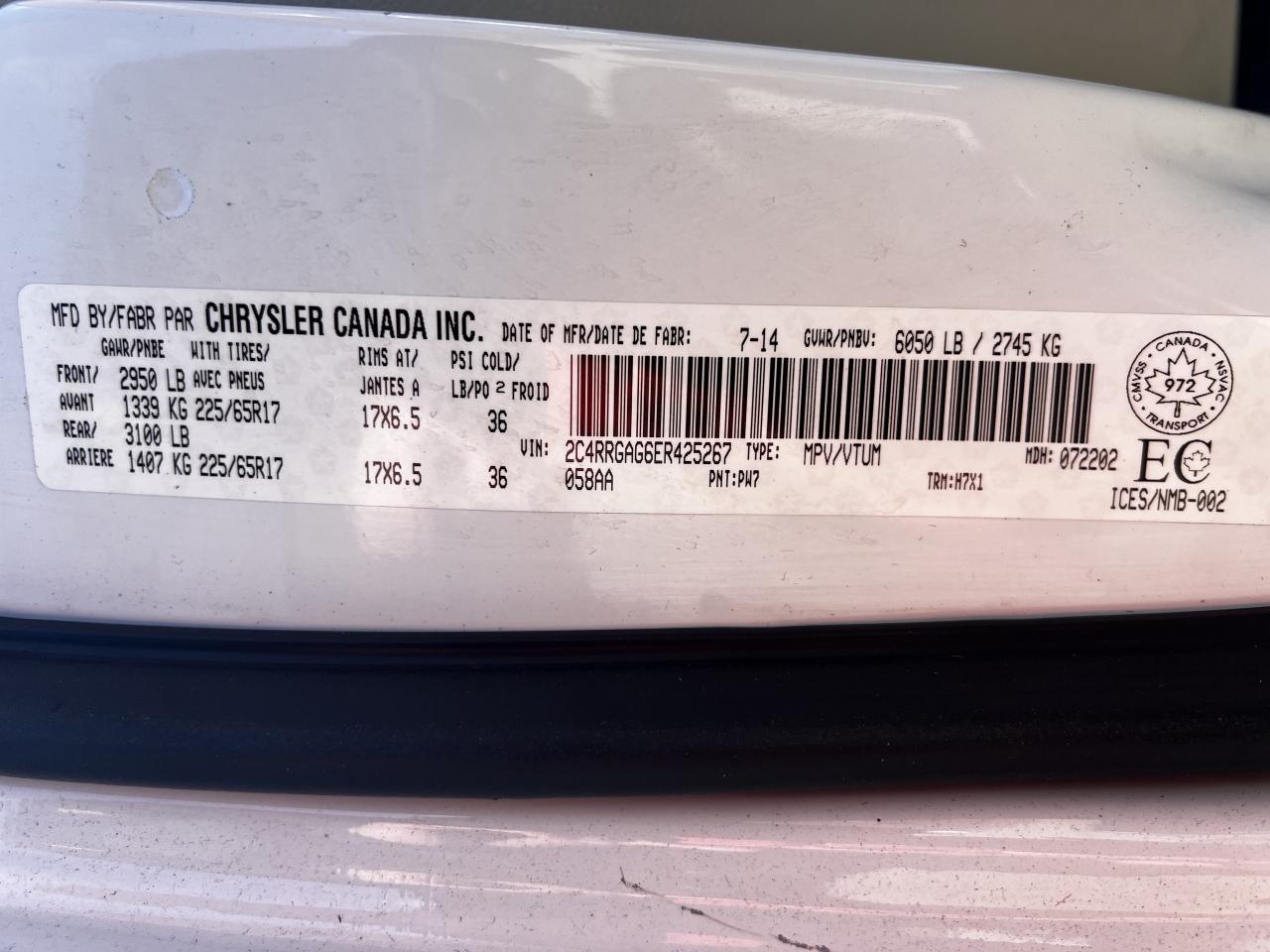 2014 RAM Cargo Van TRADESMAN / ONE OWWNER / SUPER CLEAN / Photo