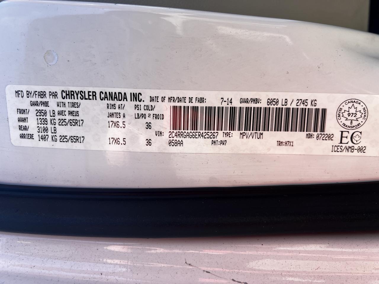 2014 RAM Cargo Van TRADESMAN / ONE OWWNER / SUPER CLEAN / Photo