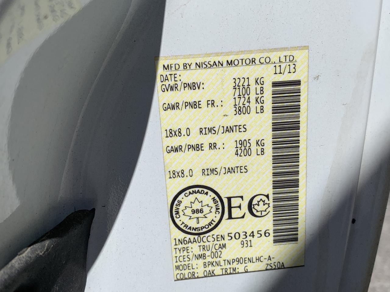 2014 Nissan Titan 4WD King Cab SWB SV !!!! 4X4 LOADED WITH OPTIONS Photo