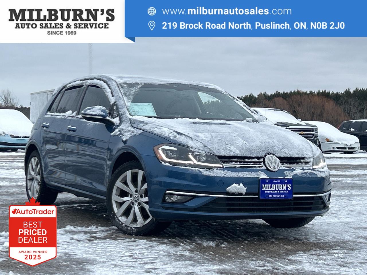 2018 Volkswagen Golf Highline   Nav.   Sunroof   Leather   Heated Seats Photo