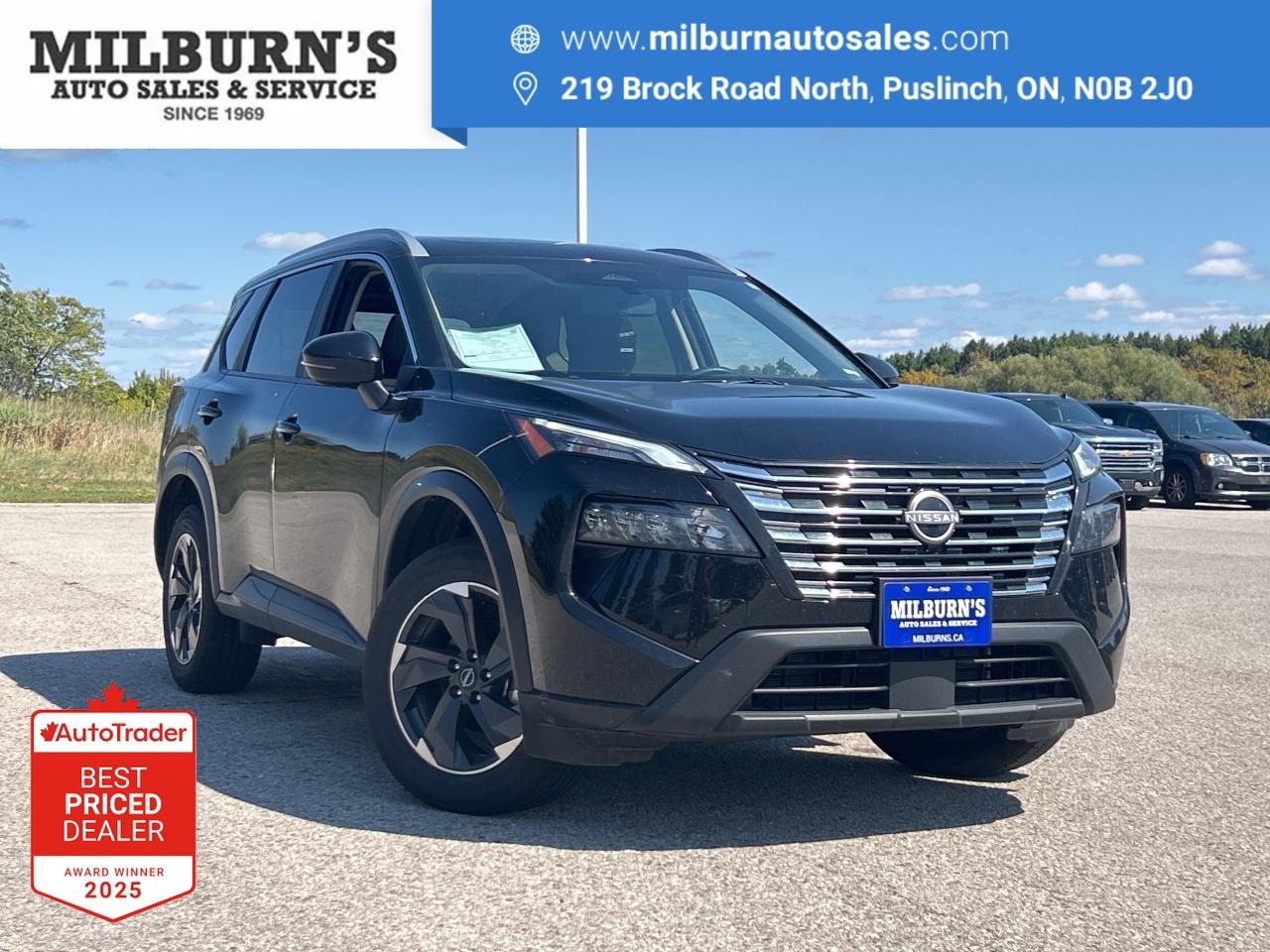 2025 Nissan Rogue SV AWD   Pano Roof   Heated Seats & Steering Wheel Photo0