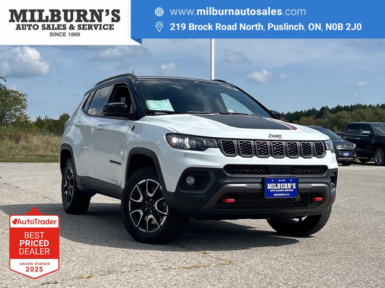 2025 Jeep Compass Trailhawk 4x4   Nav.   Pano Roof   Heated Seats Photo0
