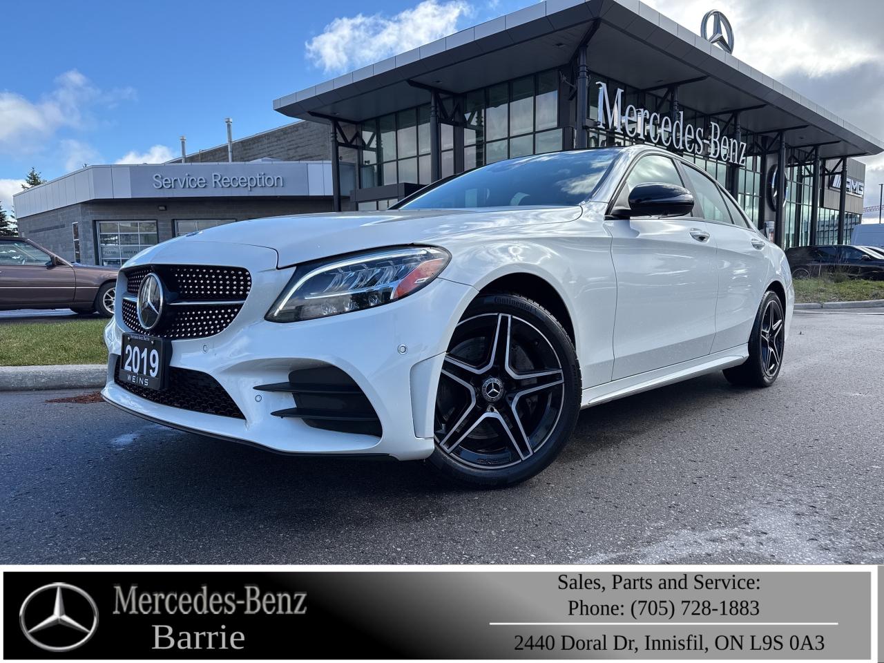 2019 Mercedes-Benz C-Class Night Pkg Prem Pkg AMG Interior Pkg AppleCarPlay Photo0