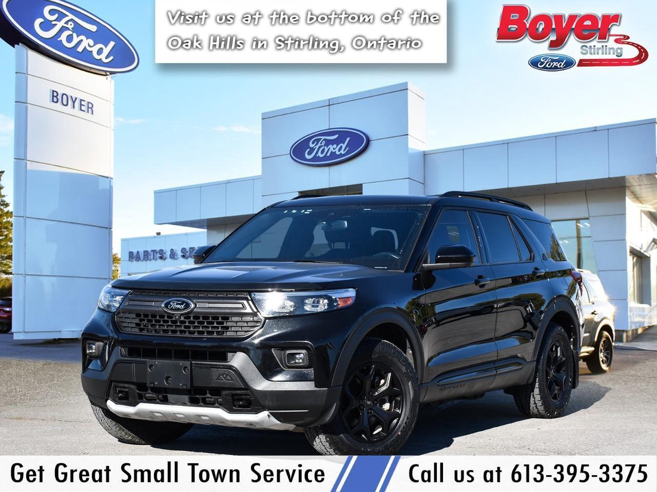 2023 Ford Explorer Timberline LOCAL LEASE RETURN, BLACK ON BLACK! Photo0