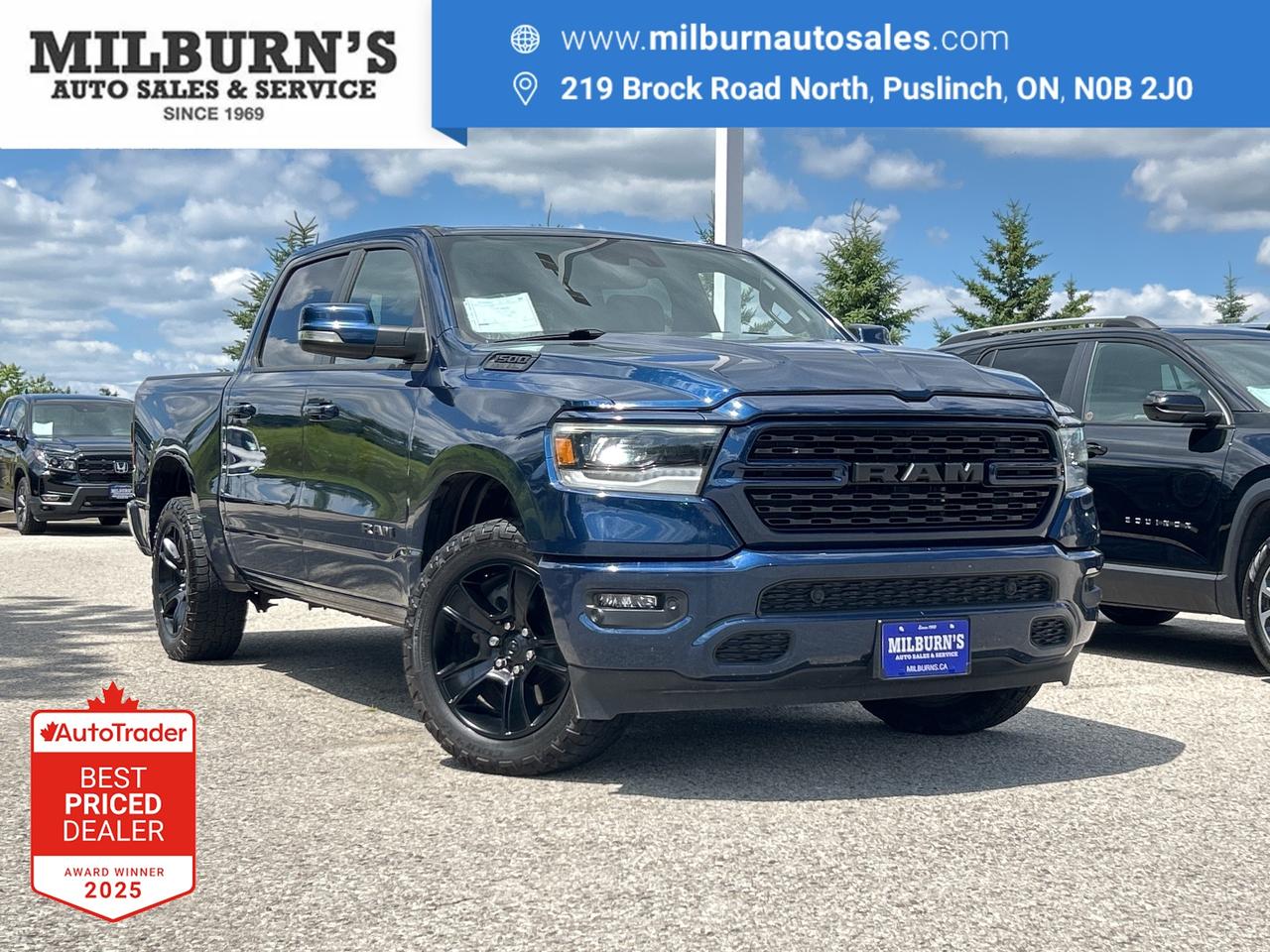 2022 RAM 1500 Sport 4x4 Crew Cab   Nav.   Heated Seats/Wheel Photo0
