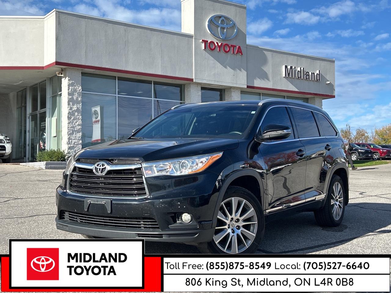 2015 Toyota Highlander XLE  AWD   NO REPORTED ACCIDENTS   Power Moonroof Photo0