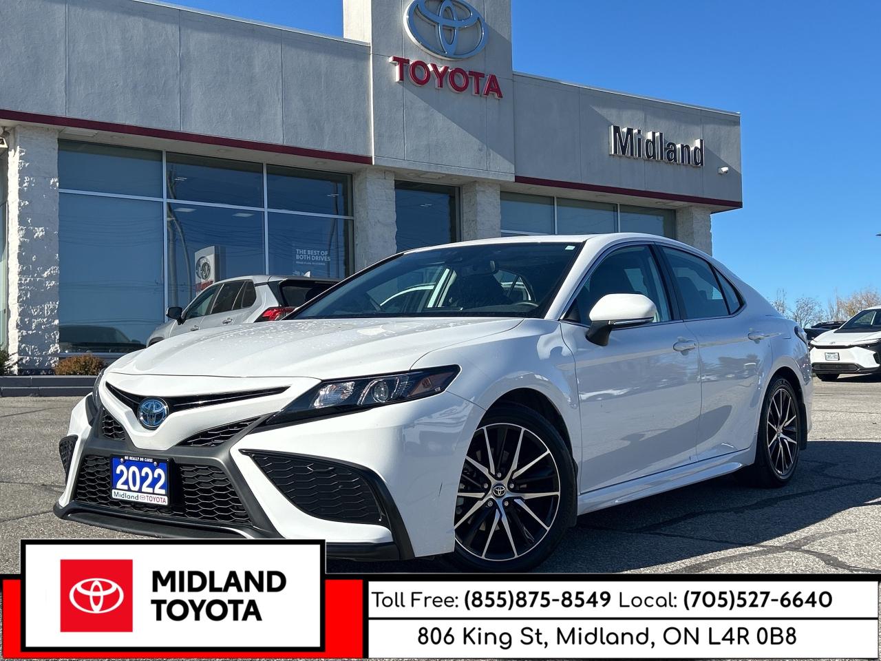 2022 Toyota Camry Hybrid SE   LOW KM   Power Moonroof   ONE OWNER Photo0