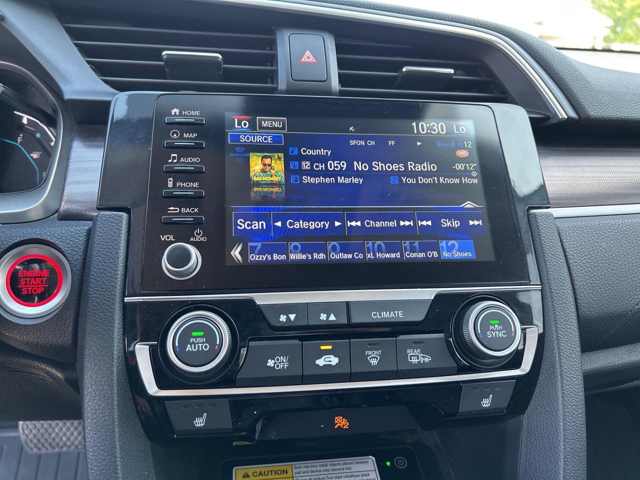 2020 Honda Civic Sedan Touring   Navigation   Leather Interior Photo