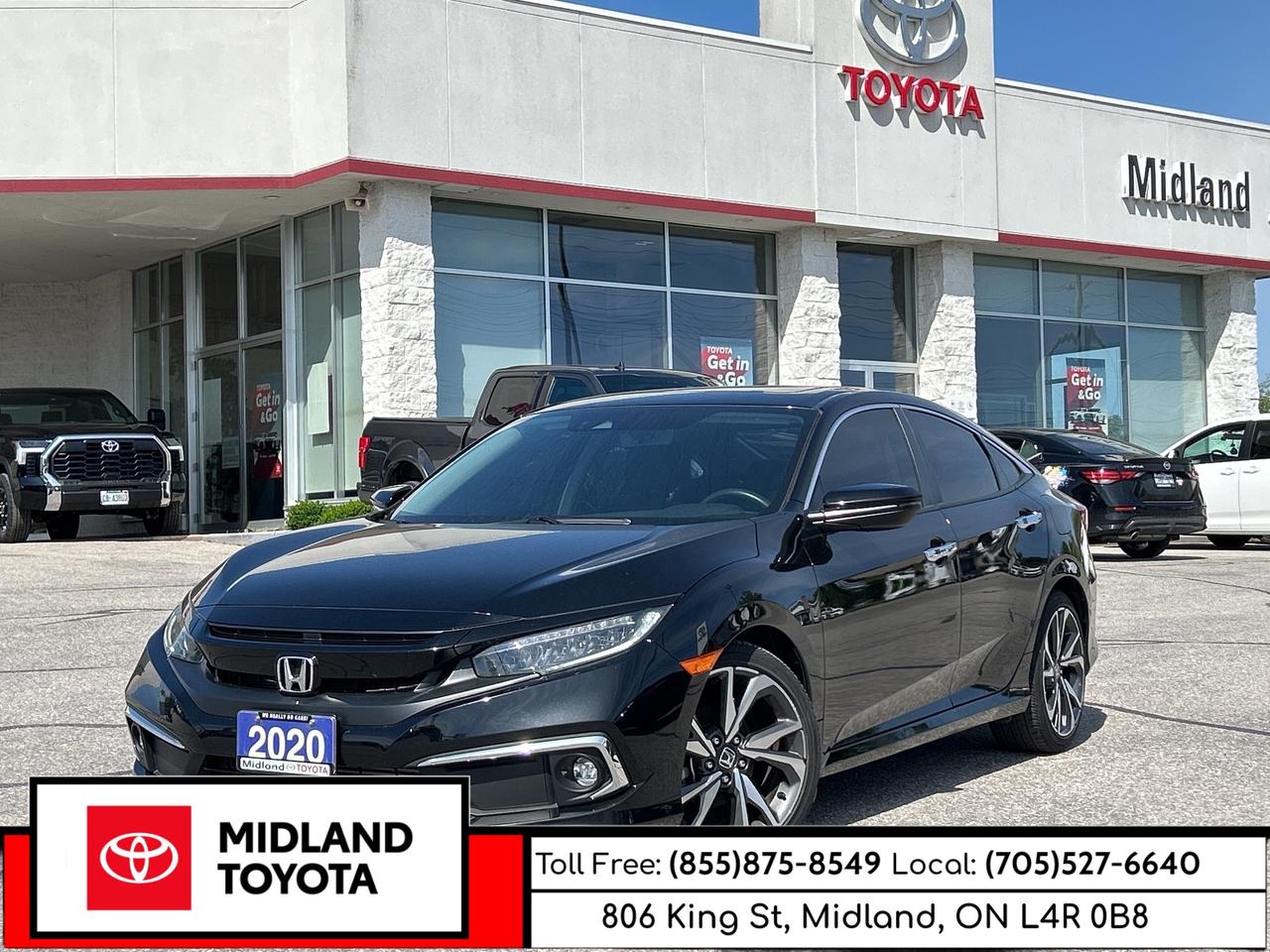 2020 Honda Civic Sedan Touring   Navigation   Leather Interior Photo0