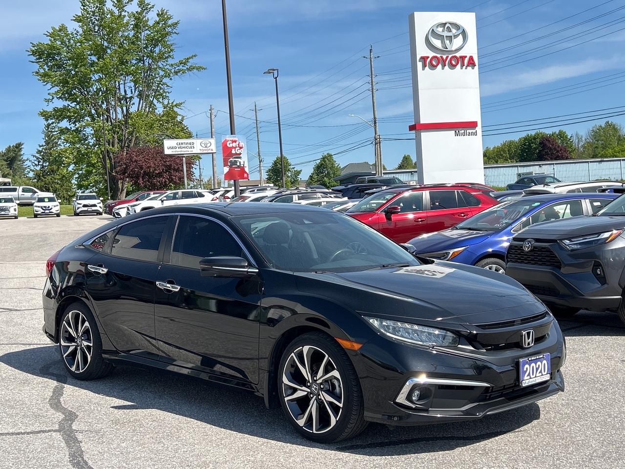 2020 Honda Civic Sedan Touring   Navigation   Leather Interior Photo