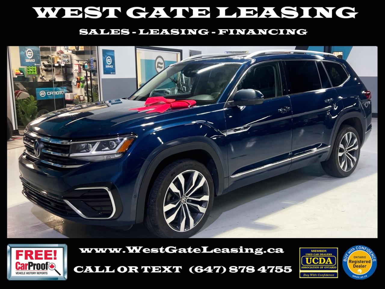 2023 Volkswagen Atlas EXECLINE  R-LINE   NO ACCIDENT   PANO ROOF   NEW B Photo0