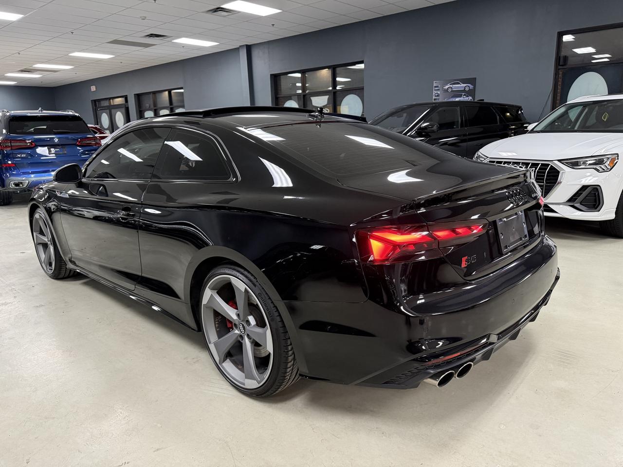 2020 Audi S5 Coupe Technik 3.0 TFSI quattro**BLACK OPTICS**WOW RED IN Photo2