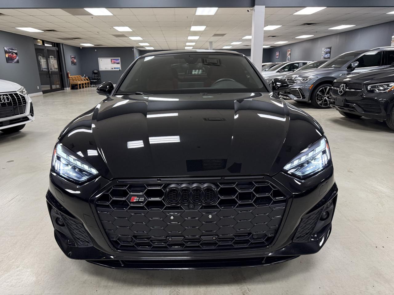 2020 Audi S5 Coupe Technik 3.0 TFSI quattro**BLACK OPTICS**WOW RED IN Photo