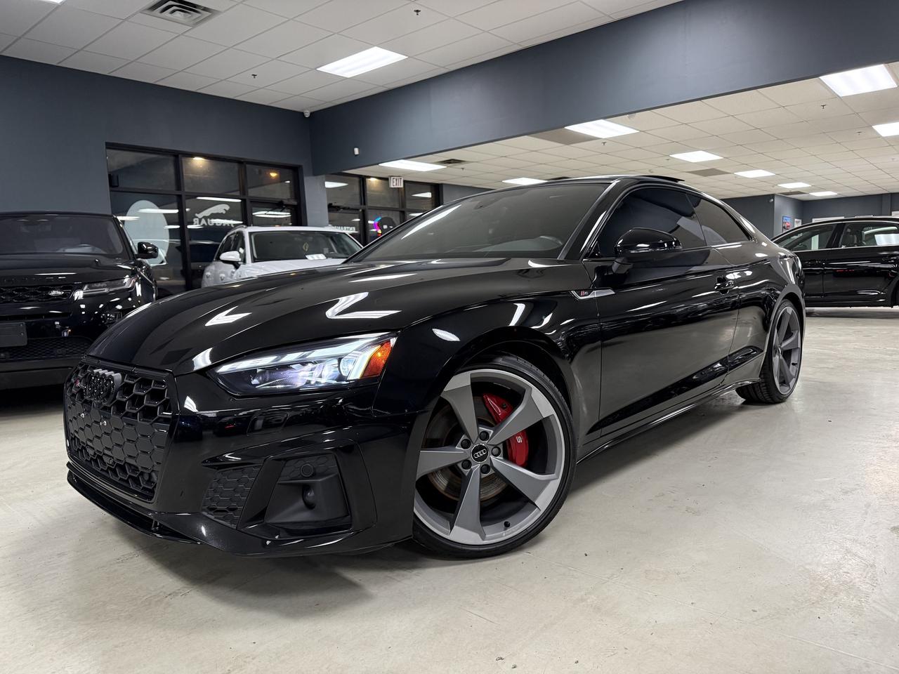 2020 Audi S5 Coupe Technik 3.0 TFSI quattro**BLACK OPTICS**WOW RED IN Photo