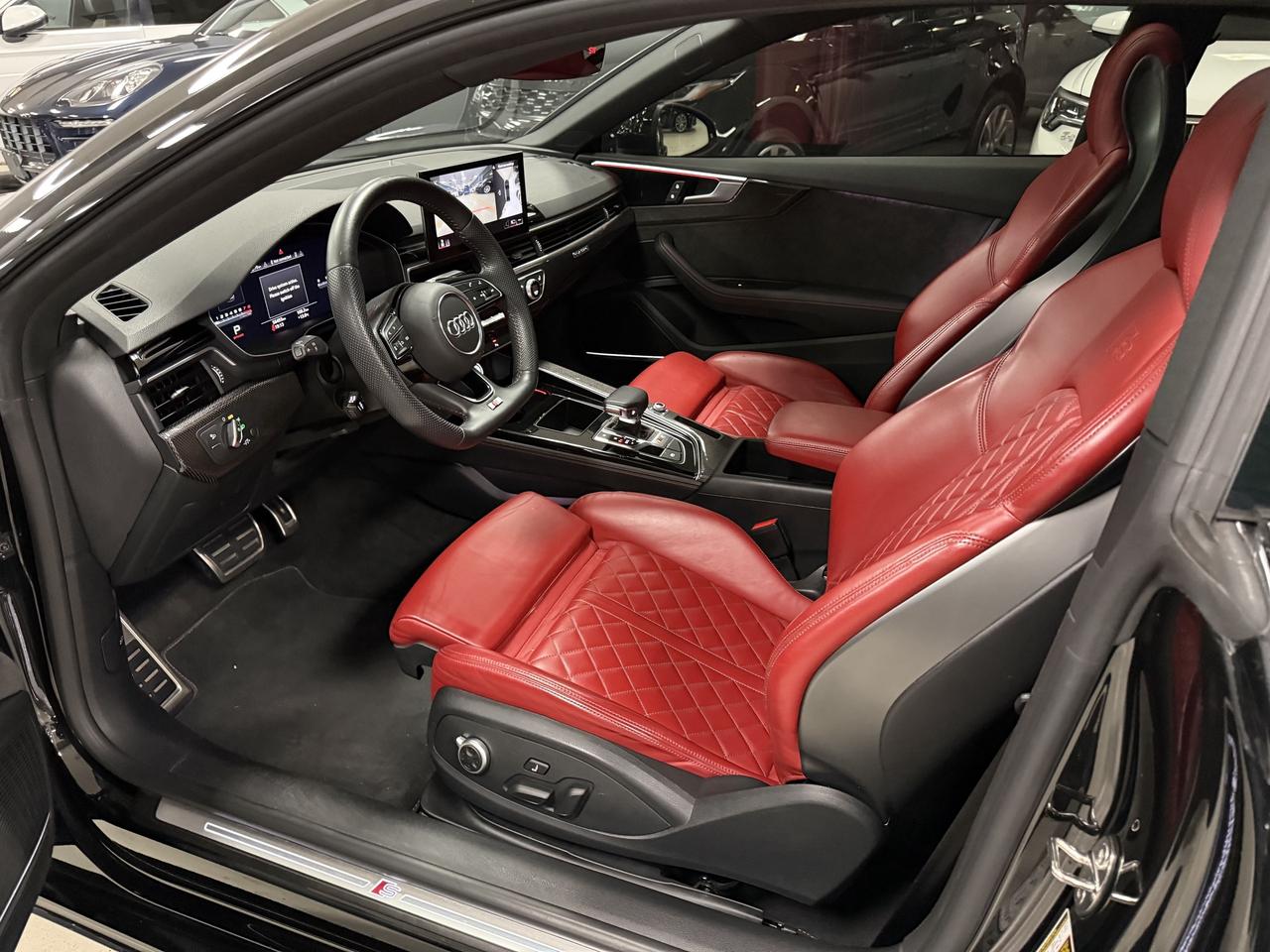 2020 Audi S5 Coupe Technik 3.0 TFSI quattro**BLACK OPTICS**WOW RED IN Photo