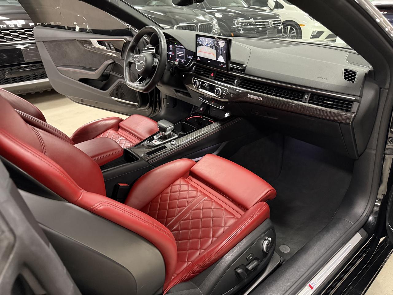 2020 Audi S5 Coupe Technik 3.0 TFSI quattro**BLACK OPTICS**WOW RED IN Photo