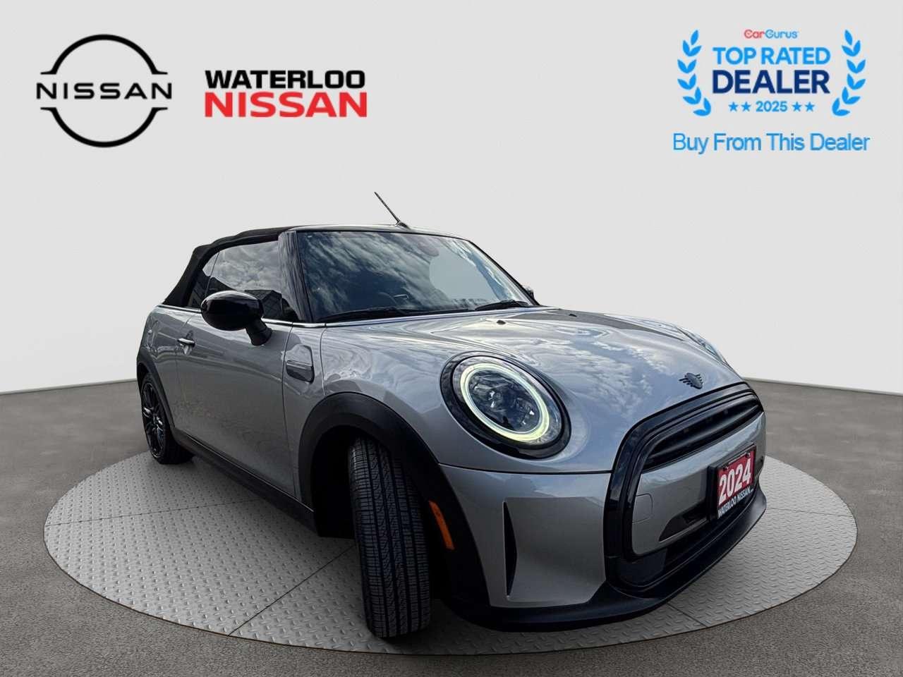 2024 MINI Convertible Cooper 1.5l 3 cyl turbo !!! NO ACCIDENTS !!! LOW KM !!! NAVI   POWER FOLDING MIRRORS   HEATED STEERING WHEEL   FCW   LDW Photo