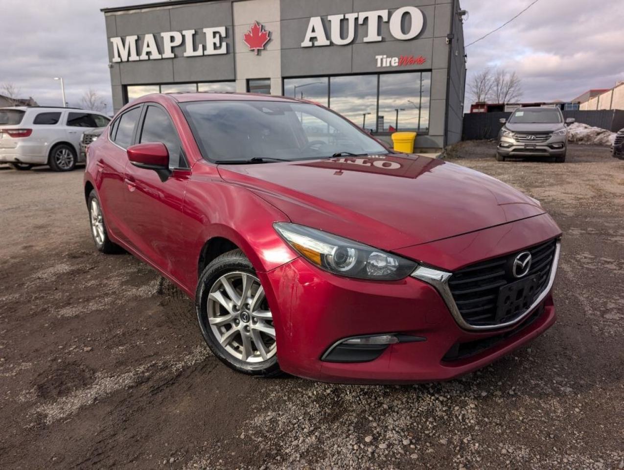 2018 Mazda MAZDA3 GS   LEATHER   CAMERA   HTD STEERING & SEATS Photo3