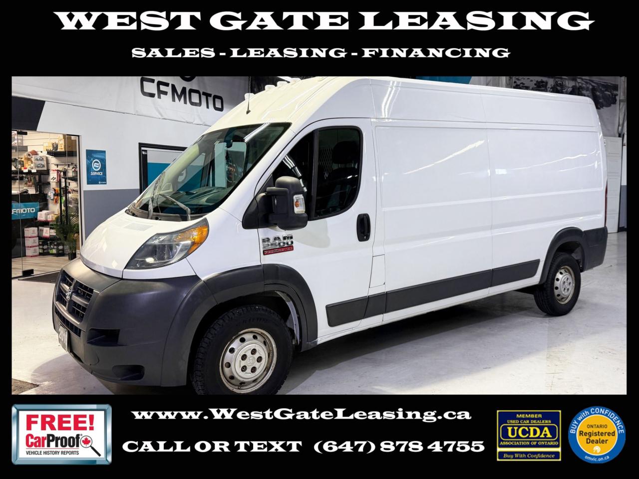 2016 RAM ProMaster Cargo Van 2500 HIGH ROOF   DIESEL   CAMERA   NAVIGATION   NO Photo0