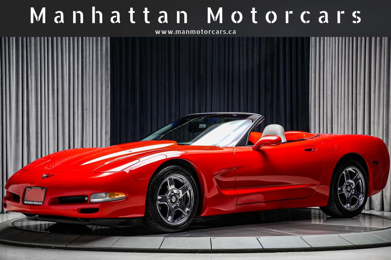 1999 Chevrolet Corvette CONVERTIBLE MANUAL 345HP Z51PKG WHITETOP GREYINT Photo