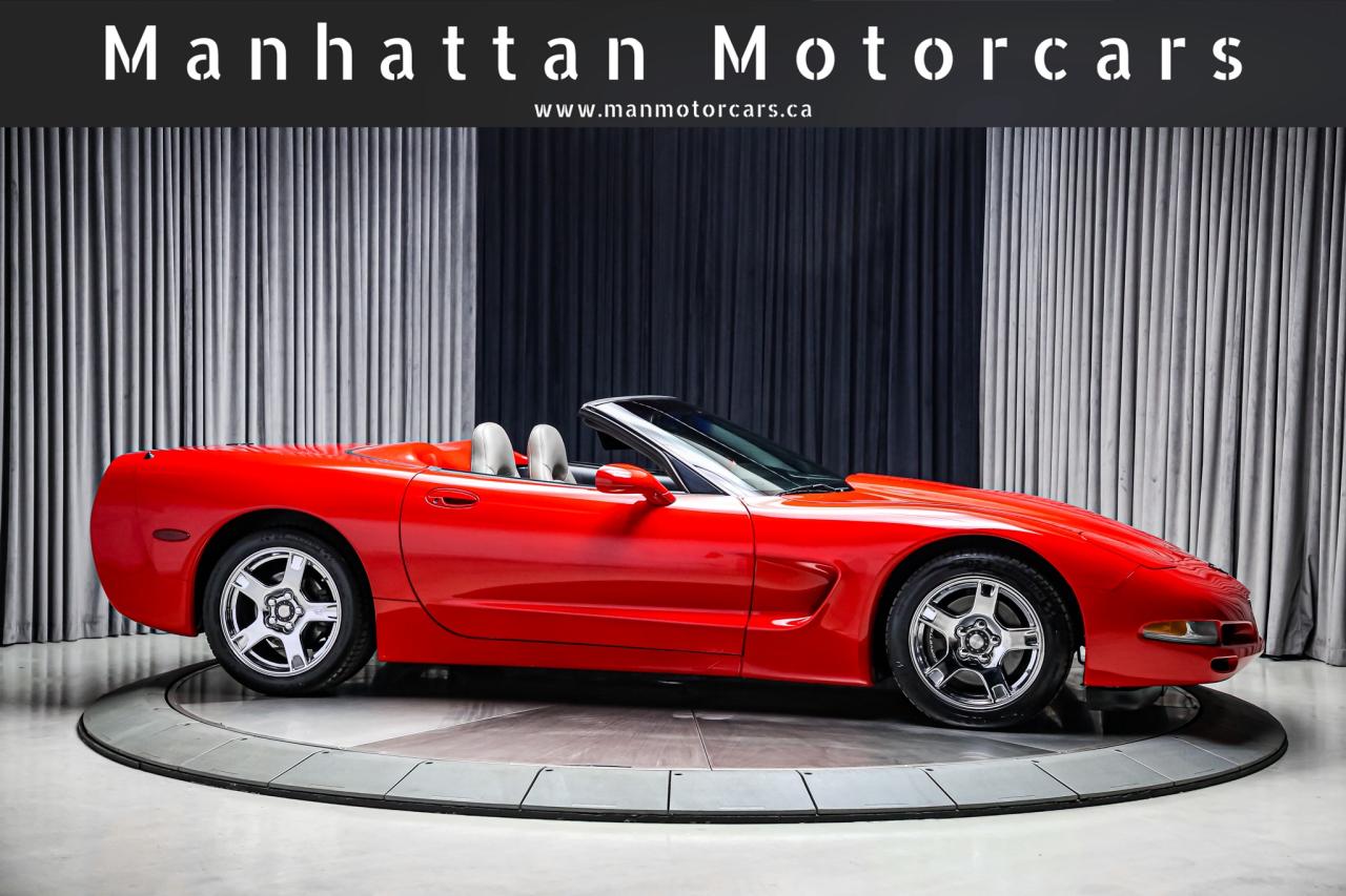 1999 Chevrolet Corvette CONVERTIBLE MANUAL 345HP Z51PKG WHITETOP GREYINT Photo