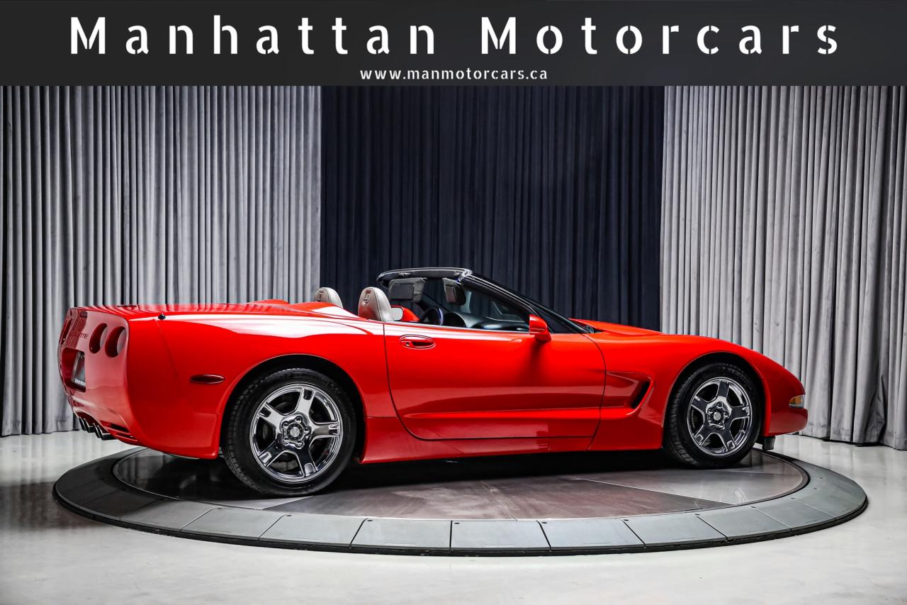1999 Chevrolet Corvette CONVERTIBLE MANUAL 345HP Z51PKG WHITETOP GREYINT Photo