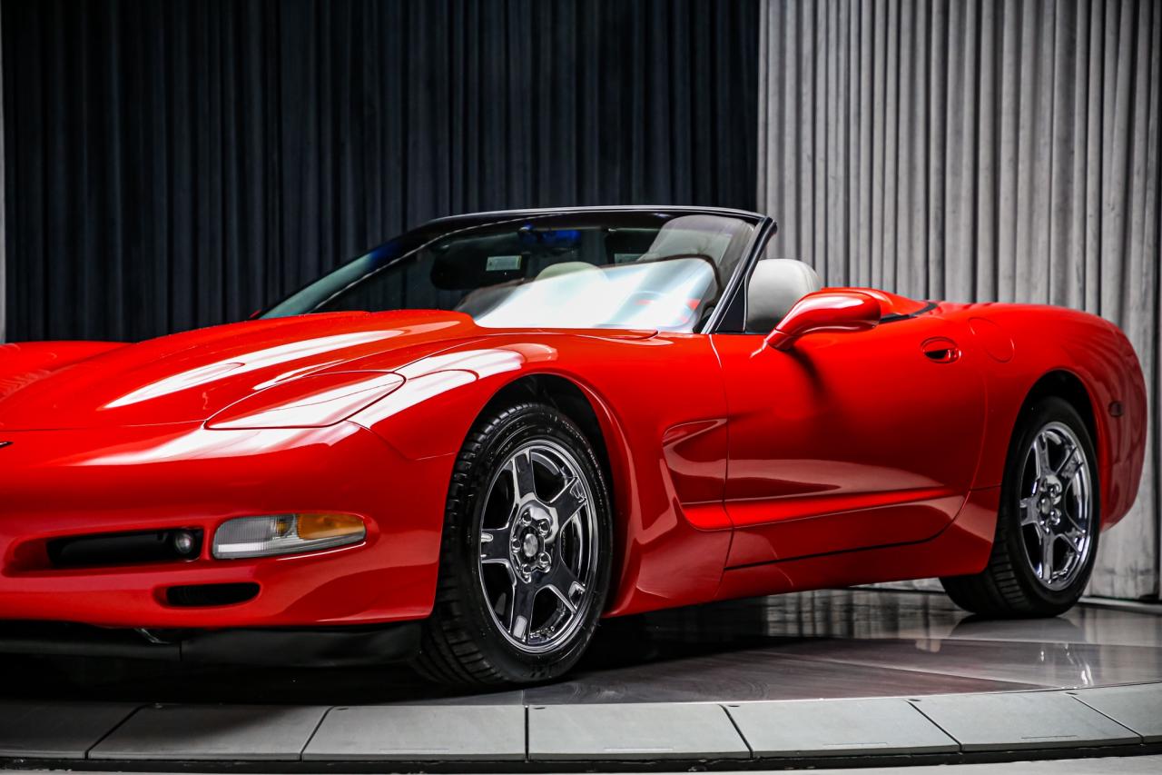 1999 Chevrolet Corvette CONVERTIBLE MANUAL 345HP Z51PKG WHITETOP GREYINT Photo