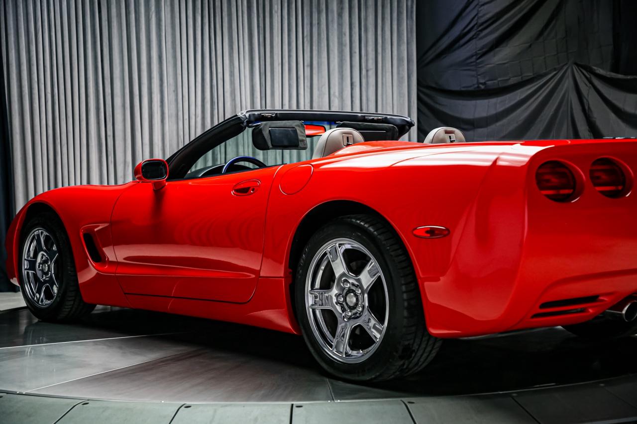 1999 Chevrolet Corvette CONVERTIBLE MANUAL 345HP Z51PKG WHITETOP GREYINT Photo
