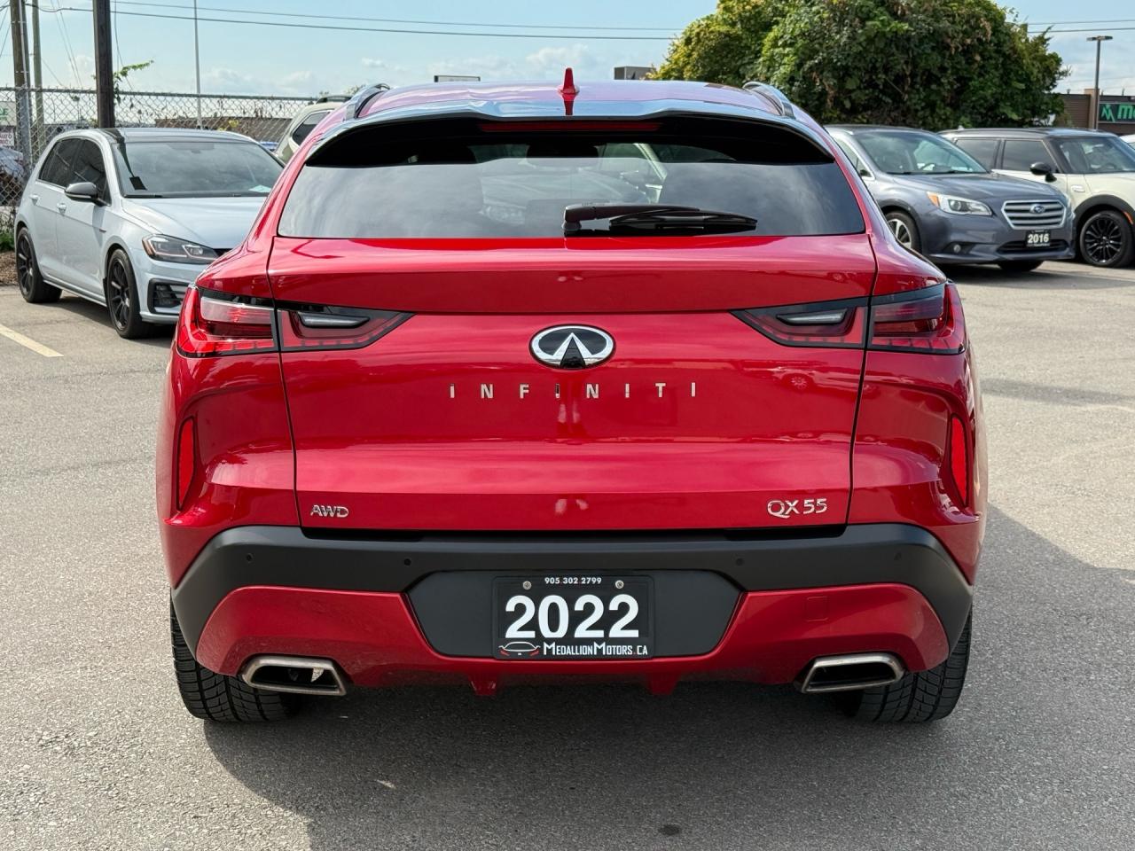 2022 Infiniti QX55 SENSORY AWD  ACCIDENT FREE CERTIFIED Photo
